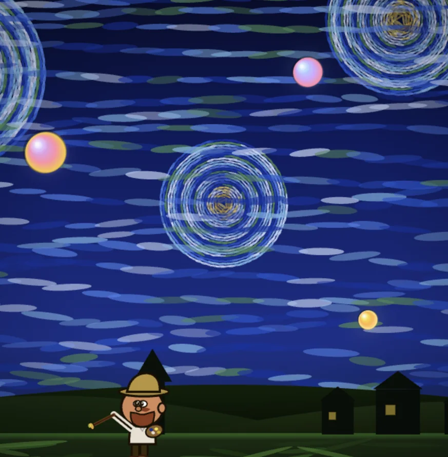 Starry Night Panic game