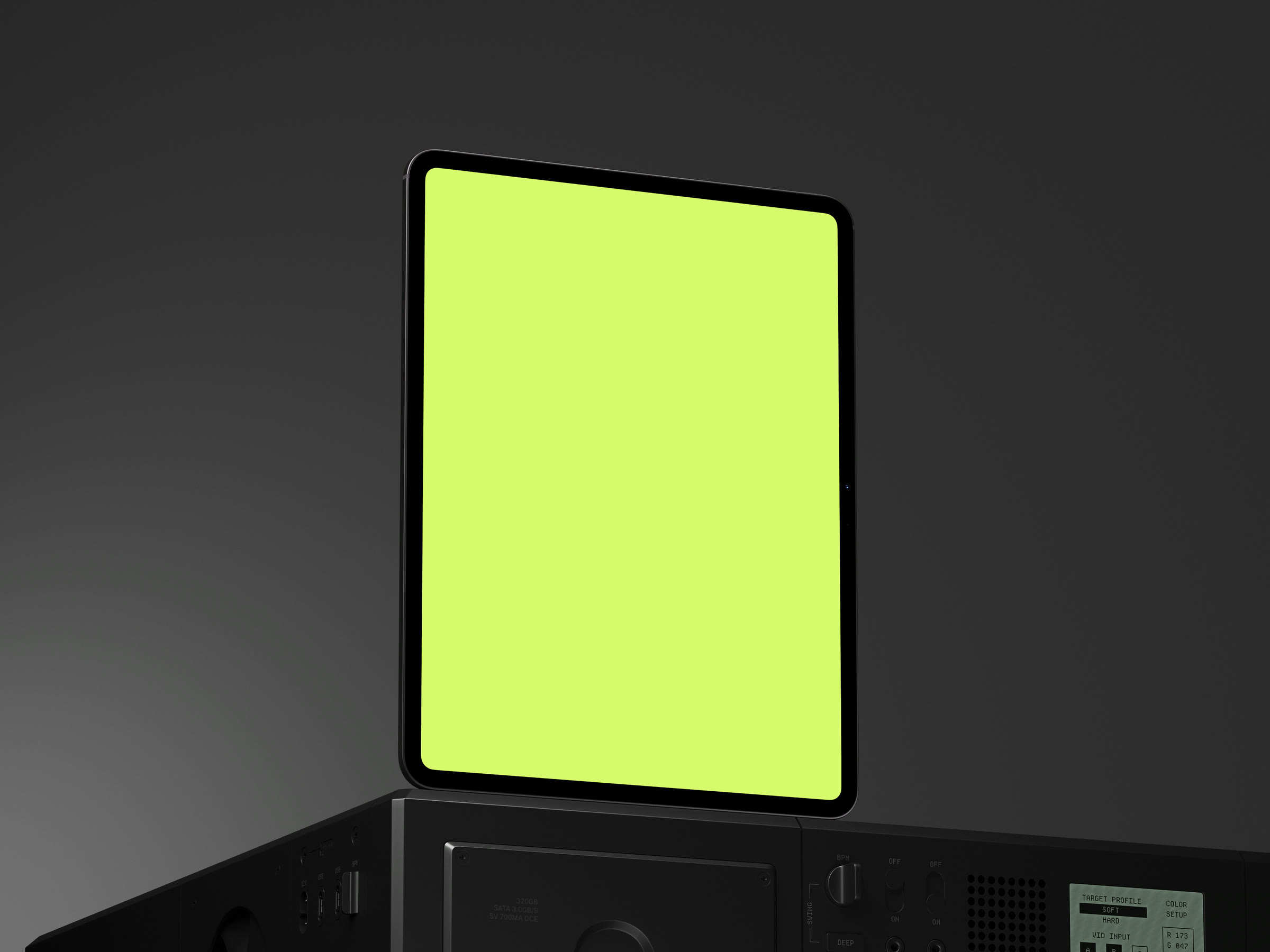 Hatcha event planner running on an iPad Pro